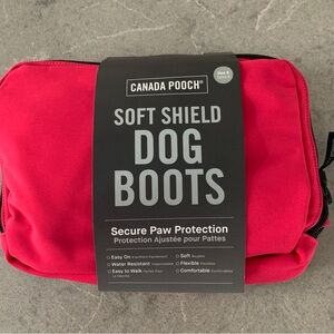 Canada Pooch Soft Shield Dog Boots Booties (Set Of 4) - Pink - Size 6